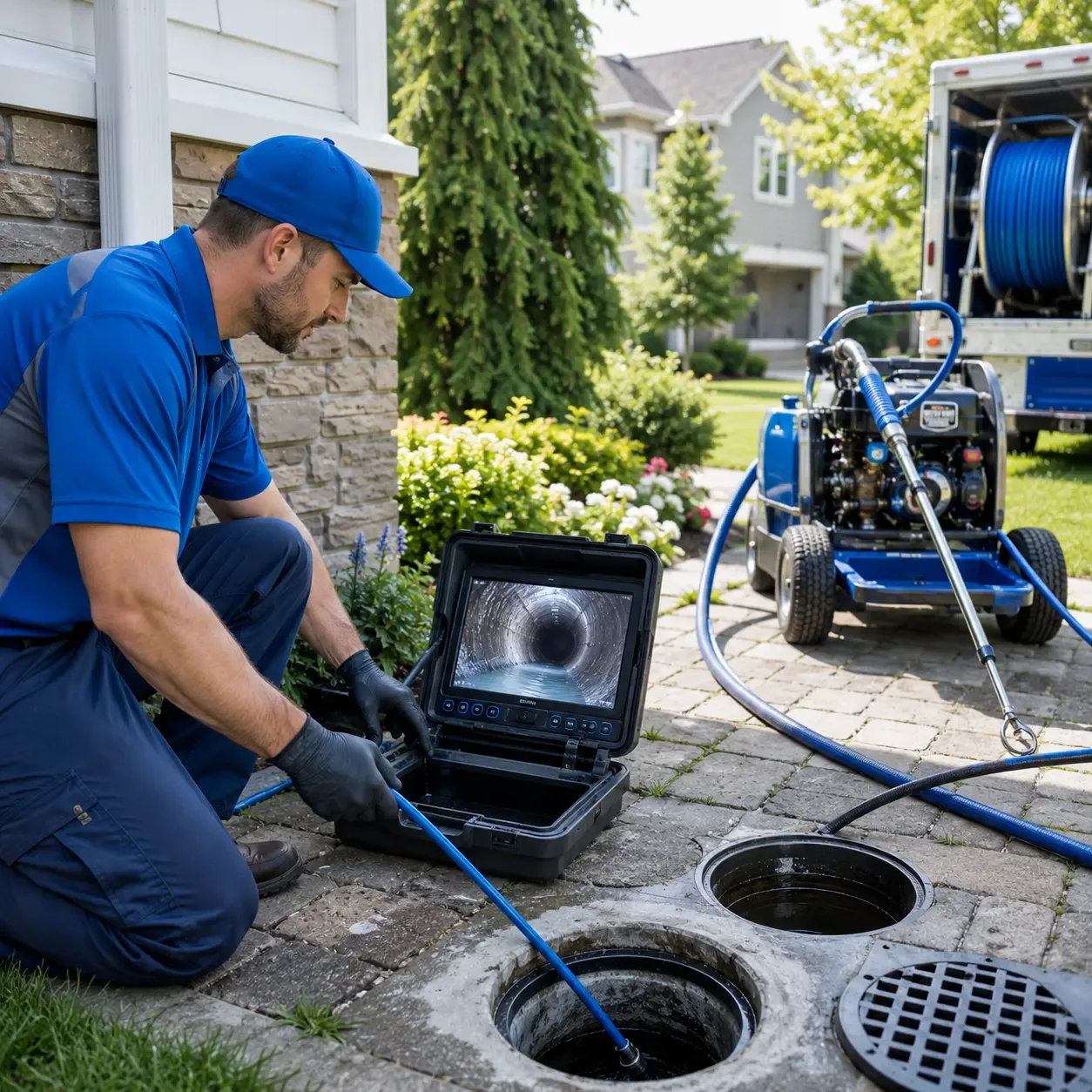 Outdoor drain cleaning professionals serving Unionville Center, OH