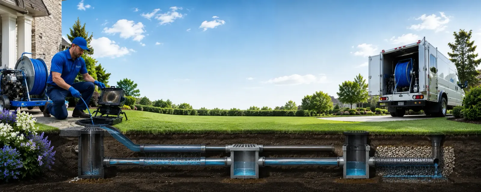 Outdoor drain cleaning information for Unionville Center, OH
