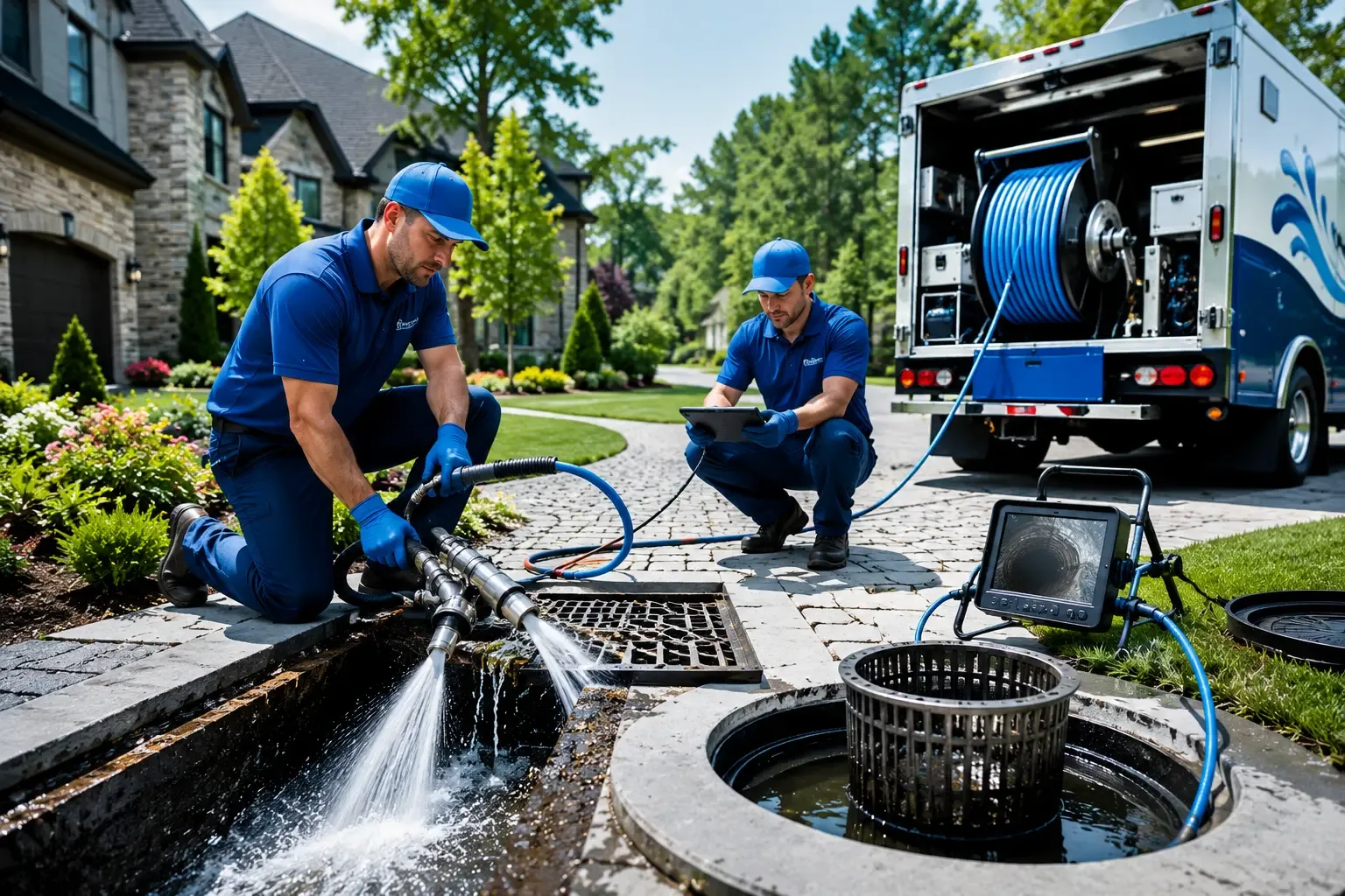 Local outdoor drain cleaning professionals in Unionville Center, OH