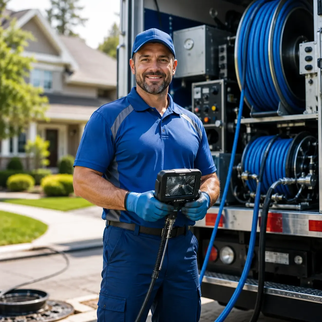 Local outdoor drain cleaning specialists in Unionville Center, OH